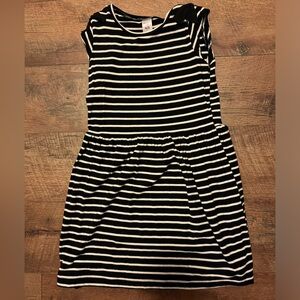 Carters black and white dress